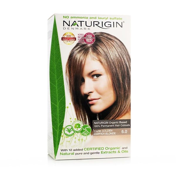 Färgning Hår - NATURIGIN - 6.0 - Mörk Guldblond - 115 ml - Kräm