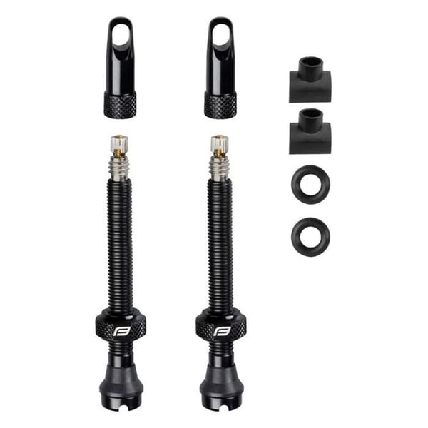 Vannrör Tubeless Presta - FORCE - 60mm - Svart - Hög Kvalitet - MTB