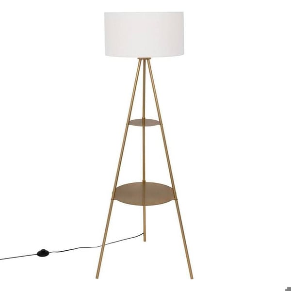 Golvlampa trippel "Arthus" i guld H163cm - Atmosphera Inredningsdesigner