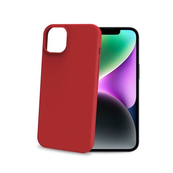 Mobilskal - Celly - iPhone 15 - Flexibel - Röd - Flerfärgad