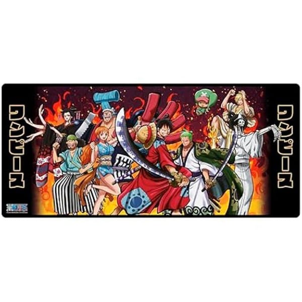 Gaming Musmatta XXL - ABYSTYLE - One Piece - Antiglid - 90x40 cm - Broderade kanter