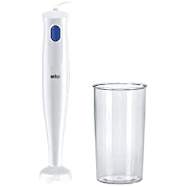 Handmixer - BRAUN - MQ10.001PWH - 450 Watt - Vit - Diskmaskinskompatibel