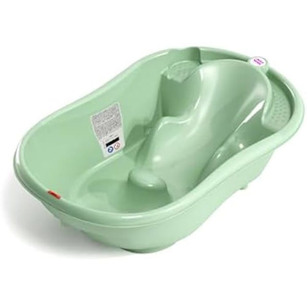 OKBABY Onda - Badkar för Nyfödda 0-12 Månader, Ergonomisk Design - Grön