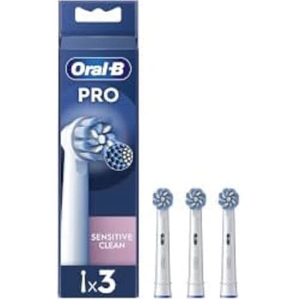 Oral-B Pro Sensitive Clean varaosapäät - ORAL-B - 3 kappaleen pakkaus - Pään käyttöindikaattori