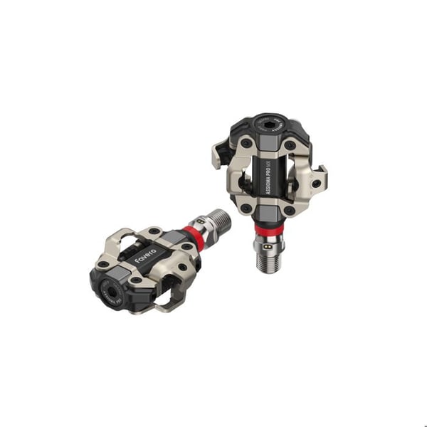 Cykelpedaler - FAVERO - Assiamo PRO MX-2 - Grå/Svart - Prestanda - Komfort
