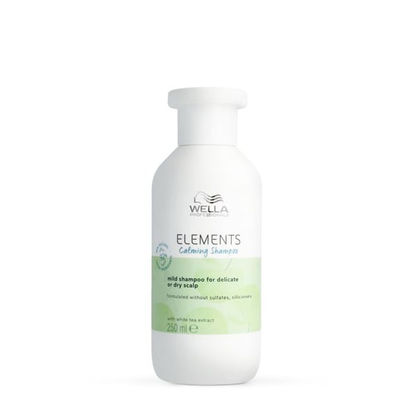 Wella Professionals Elements Sulfatfri lugnande schampo för torr eller känslig hårbotten 250ml
