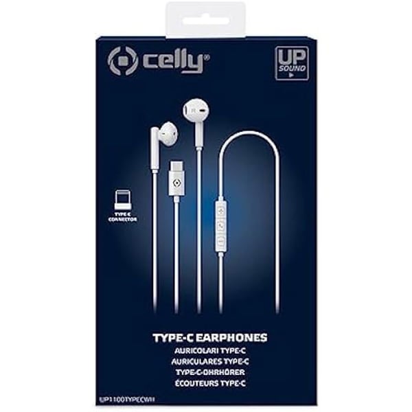 Stereoheadset - CELLY - UP1100 - USB-C - Med sladd - Klar och precis ljud