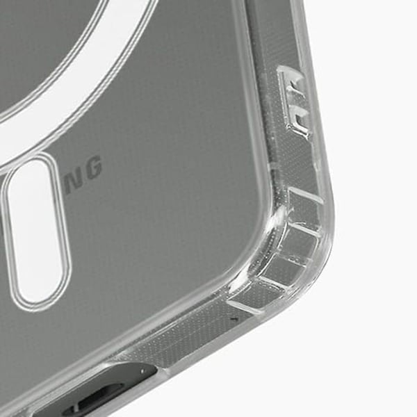 Smartphone-fodral - GELSKINMAG - Galaxy S23 5G - Transparent - Trådlös magnetisk laddning - Flexibel