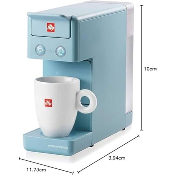Espresso-maskine - ILLY - Y3.3 - Lys blå (Iperespresso) - 0,7 L - Iperespresso-kapsler