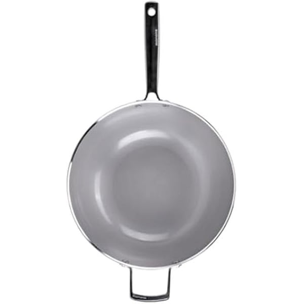 Wok Moneta Harmonia Finegres 32 cm - Naturlig belægning uden PTFE - Alle varmekilder inklusive induktion