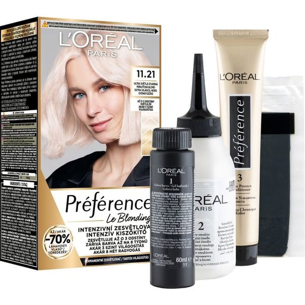 L'ORÉAL PARIS Préférence Le Blonding 11.21 Ultra Ljus Kall Pärleblond