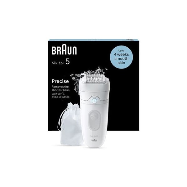 Braun Silk épil 5 SE 5 011 Hvid elektrisk epilator