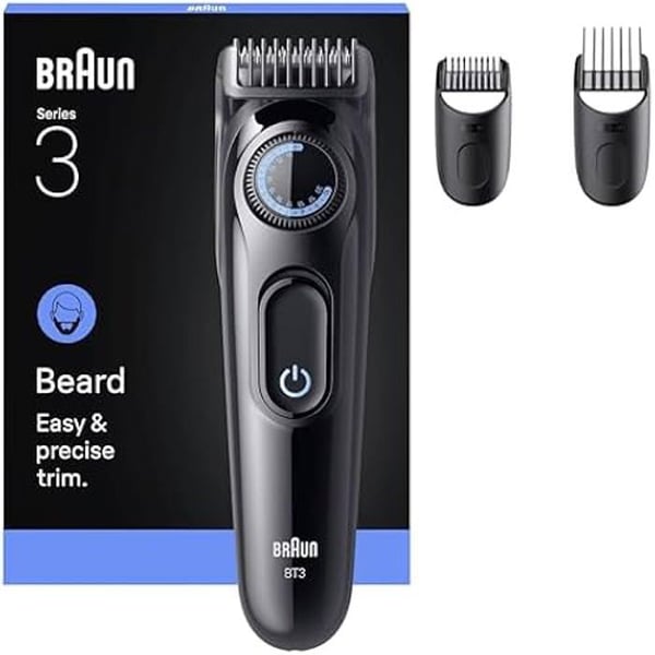 Skægtrimmer - BRAUN - Series 3 - Ultra-skarp blad - Autonomi 50 Min - 40 længder