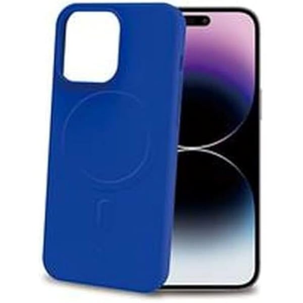 Telefonskal - CELLY - CROMOMAG1056BL - iPhone 15 Pro Max - Svart - Mjukt - Stötskydd