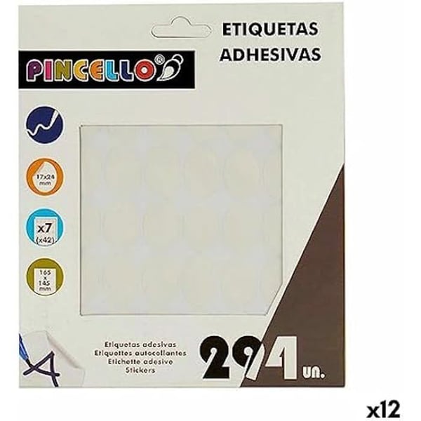 Etiketter - PINCELLO - Standard - Flerfärgad - 35,5 x 20,5 x 21,5 cm - Unisex