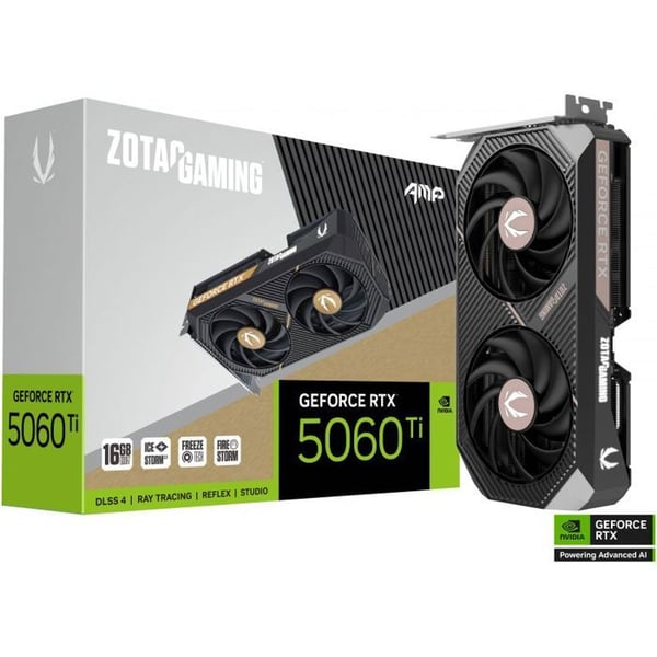 ZOTAC - Gaming grafikkort - GeForce RTX 5060 Ti - Amp - 16 Go