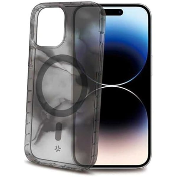 Accessoar Smartphone - CELLY - MAGSHADES iPhone 15 Pro - Härdat glas - Svart - Repbeständig