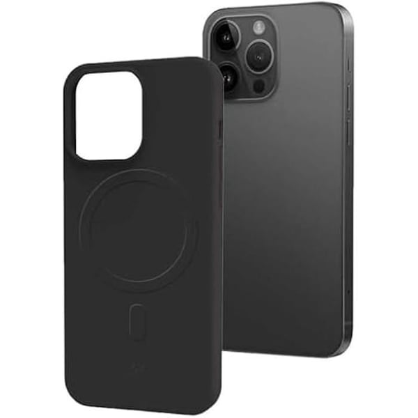 Skydd för iPhone 15 Pro Max - CELLY - Mjuk i svart syntetiskt material