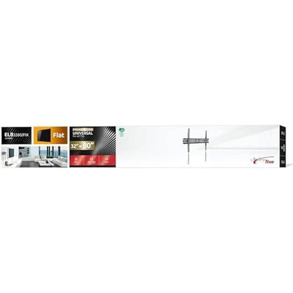 Universal fast TV-beslag - GBC - til skærme fra 32" til 80" op til 35 kg - VESA 600x400
