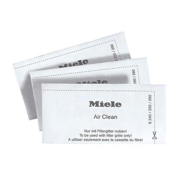 Multilagers avloppsfilter MIELE 3944711 - 3 filter SF-SAC-30 Air-Clean