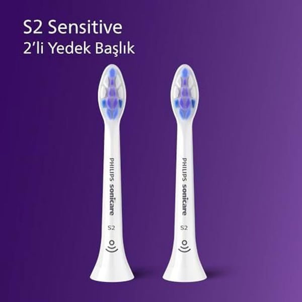 Philips HX6052/10 ersättningsdelar för elektrisk tandborste - 2-pack - Flerfärgad