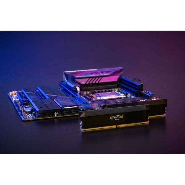 CRUCIAL Minne RAM DDR5 PRO - Överclocking Edition - Kit 64GB (2 x 32GO) - 6400 MT/s - CL40 - UDIMM
