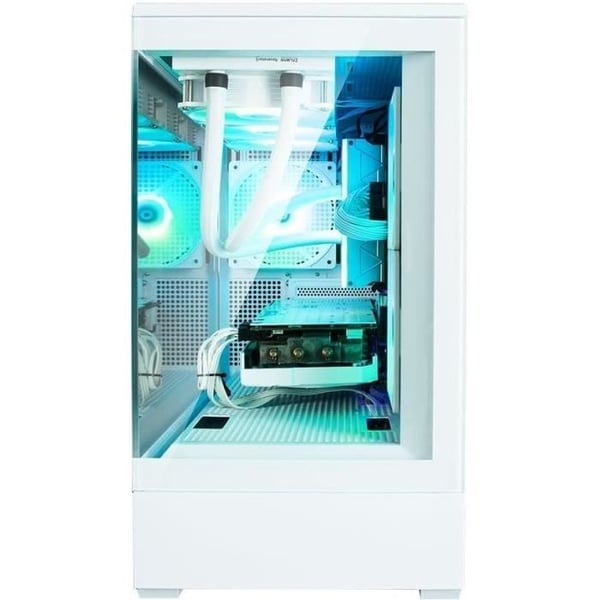 PC kabinet uden strømforsyning - ZALMAN P30 (Hvid) - Mini tower - Micro-ATX - 3x120mm LED A-RGB