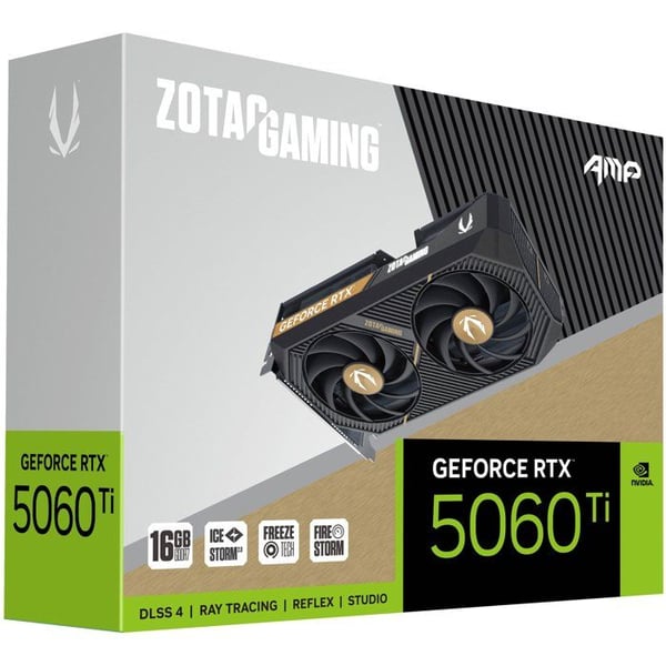 ZOTAC - Gaming grafikkort - GeForce RTX 5060 Ti - Amp - 16 Go