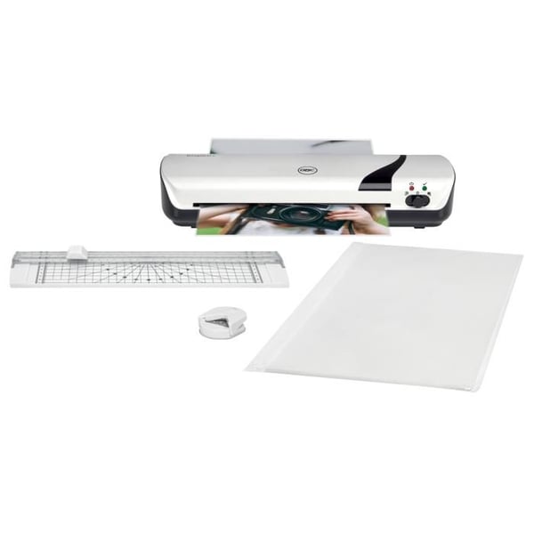 GBC, Plastificeringsmaskine Inspire+, A3, 5 plastificeringslommer inkluderet, max. 125µ, Hvid