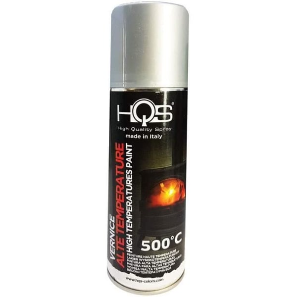 HQS högtemperatur aluminium sprayfärg för bilar 400 ml