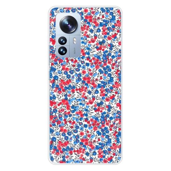 Siliconfodral - Kompatibel med Xiaomi Mi 12 Pro - design liberty wiltshire blå