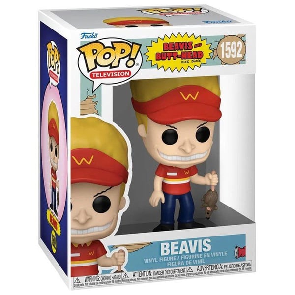 Figur Figurine Funko Pop! - FUNKO - S2 Beavis - 9 cm - PVC - Mångfärgad