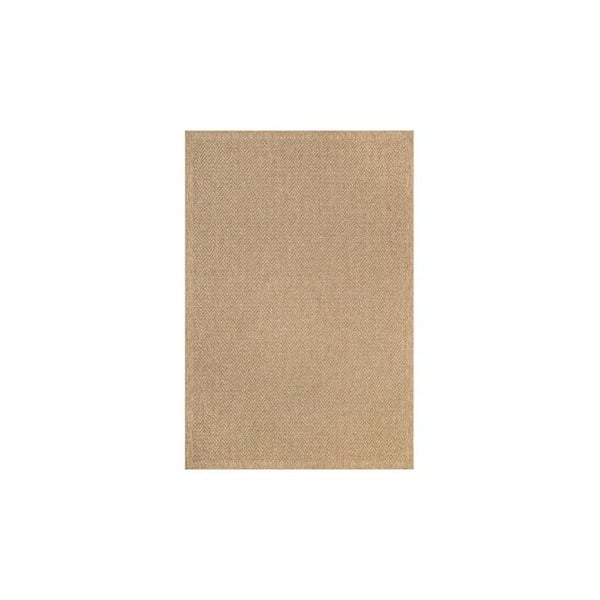 Platt vävt matta - MELIS HOME - Chevron - 80x250 cm - Natur (beige) - Utan slitstark sammet