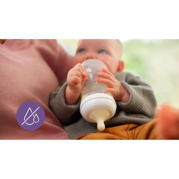 Nyfødt sæt - PHILIPS AVENT - Natural 3.0 - 2 flasker 125ml + 2 flasker 260ml + Ultra Blød sut 0-6M + Flaskebørste