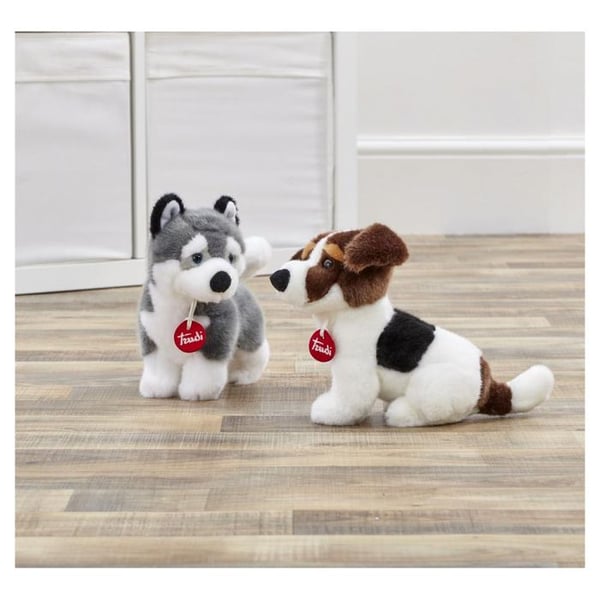 Plys legetøj - Trudi - Husky Marcus baby - Flerfarvet - 24cm
