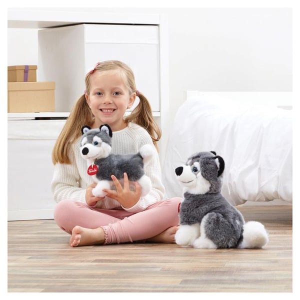 Plys legetøj - Trudi - Husky Marcus baby - Flerfarvet - 24cm