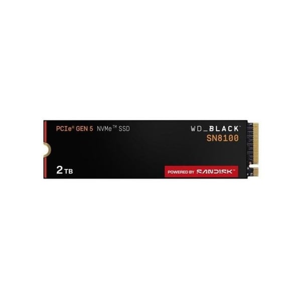 WD Black SN8100 2TB Disco SSD 14900 MB/s M.2 PCIe 5.0 NVMe TLC 3D NAND
