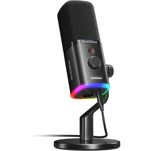 Mikrofon - MAONO - PD100X - USB-XLR - Svart - Streaming, Gaming, Podcasting