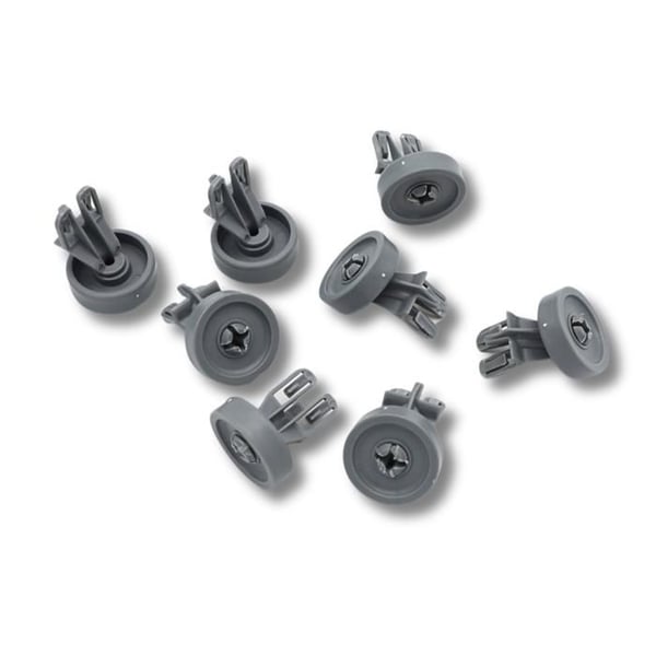 Set med 8 hjul för nedre korg (190047-30988) - Diskmaskin - WHIRLPOOL, BAUKNECHT, LADEN, IGNIS, IKEA WHIRLPOOL, KÖK