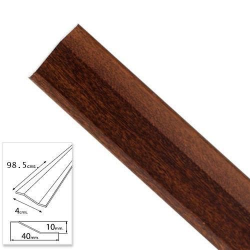 Klibband - WOLFPACK - Aluminium - 98,5 cm - Färg sapelli - 40 mm bredd