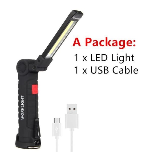 Ficklampa - YWEI - Ett paket-Stort ljus - 5 lägen - Magnetisk ficklampa - Utomhusbruk