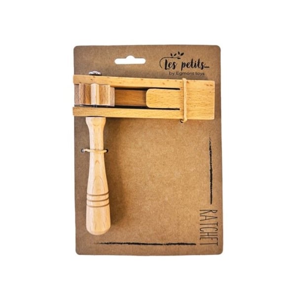 Leksak - EGMONT TOYS - 580161 - Träskramla - Säker för barn - Beige