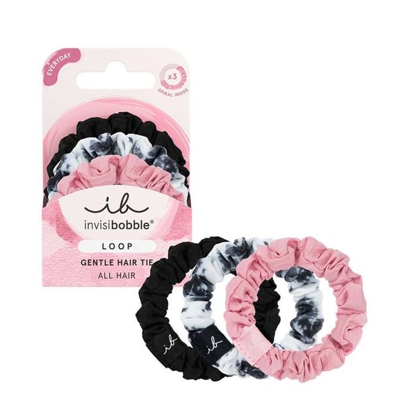 Chouchous - INVISIBOBBLE - Loop Be Gentle - Set om 3 - Mjuk - HAIRLOVETECH-teknologi