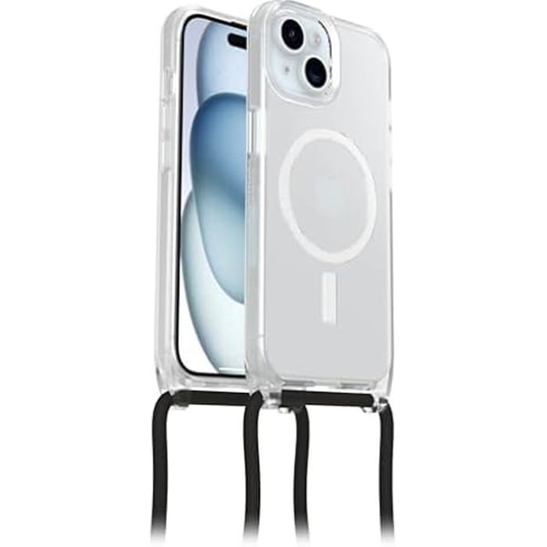 OtterBox React Halsbandsfodral med MagSafe för iPhone 15 - Fallskydd och återvunnen plast