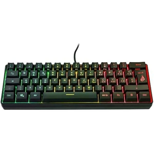 SUREFIRE Kingpin X1 60% RGB trådbundet speltangentbord – italienskt