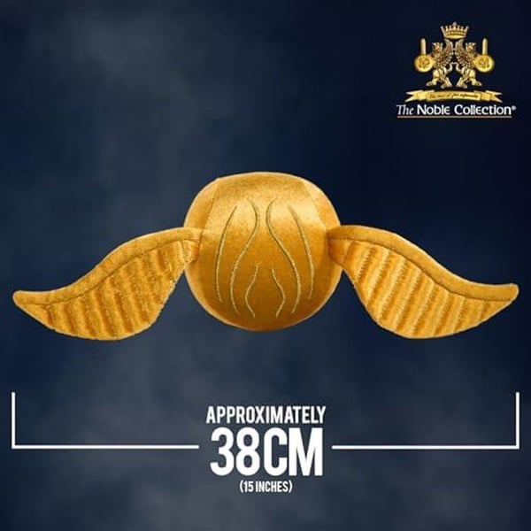 Plush leksak - THE NOBLE COLLECTION - Golden Snitch Plush