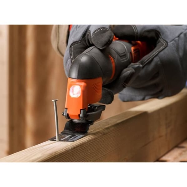 Trådløs multifunktionel oscillerende værktøj - BLACK&DECKER - BDCOS18N-XJ - 18V - Uden batteri - 18 tilbehør