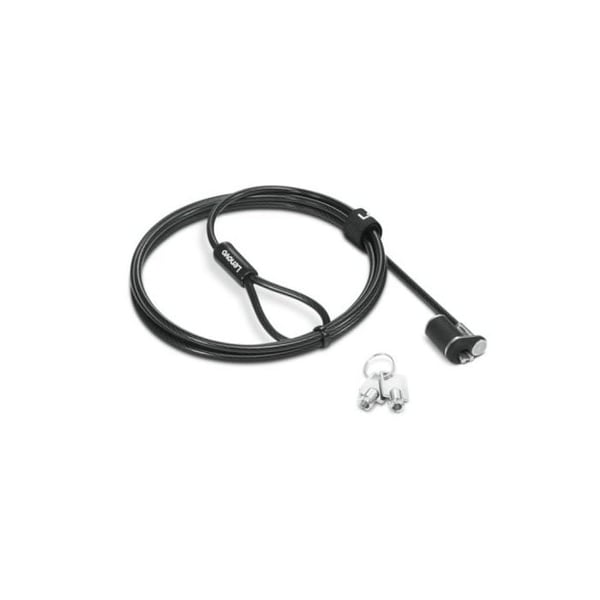 LENOVO NanoSaver Essential Kabellås - Nyckelupplåsning - Svart