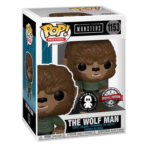 Pop! The Wolf Man - Universal Studios Monsters - Special Edition - Grå