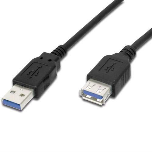 PremiumCord Super-Speed USB 3.0 forlængerkabel 5 Gbps A-A, MF, 9 ben, 5 m - ku3paa5bk